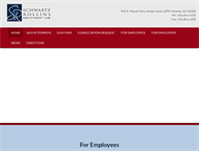 Tablet Screenshot of gaemploymentlawyers.com